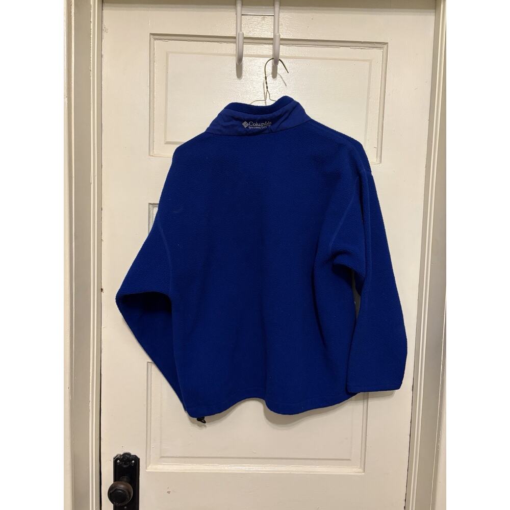 VTG Columbia Sportswear Full Zip Cobalt Blue Fleece Outdoor Jacket Women's L - Picture 3 of 4